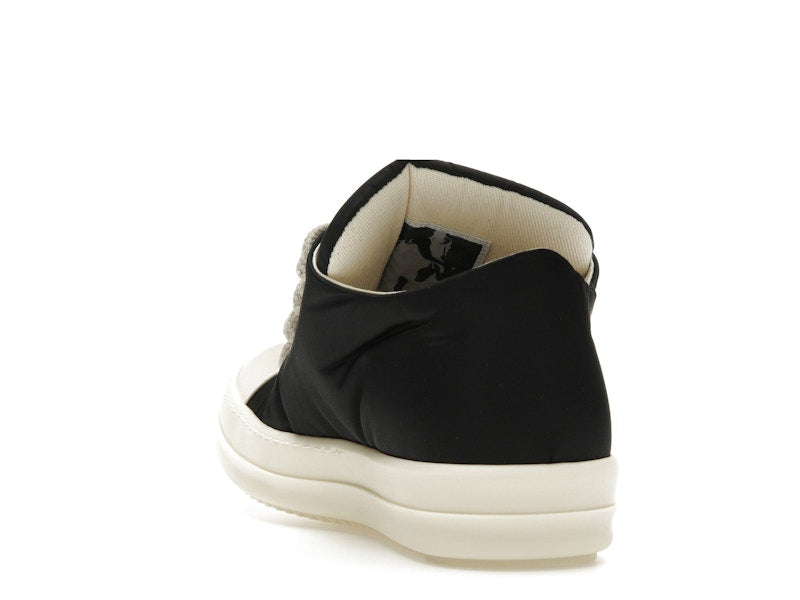 Rick Owens Jumbo Lace Recycled Puffer Low Black MilK