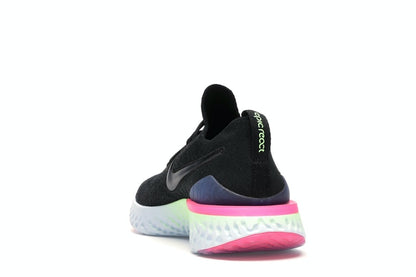 Nike Epic React Flyknit 2 Black Sapphire Hyper Pink (Women's)