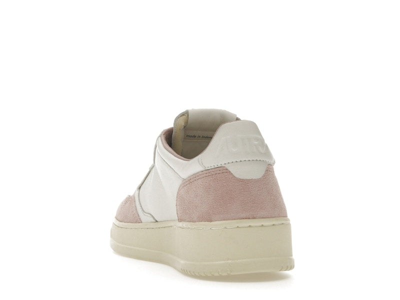 Autry Medalist Leather Low White Powder (Women's)