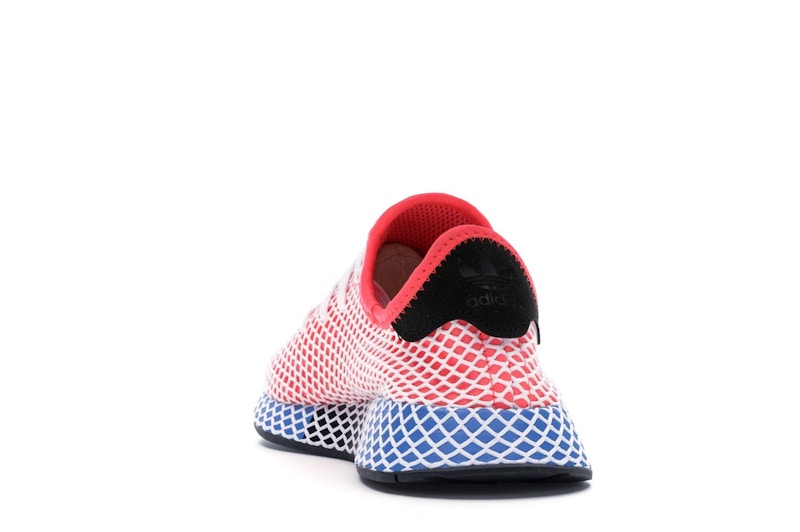 adidas Deerupt Solar Red Bluebird