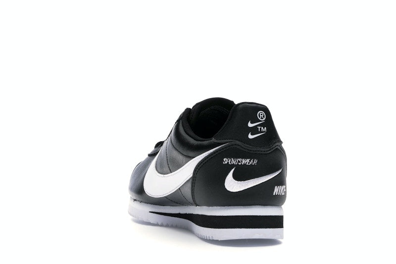 Nike Classic Cortez Mini Swoosh Black White