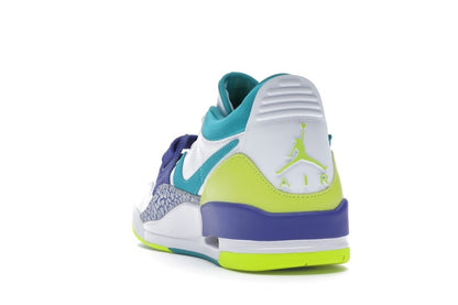 Jordan Legacy 312 Low Ultramarine Neon Yellow Aquamarine