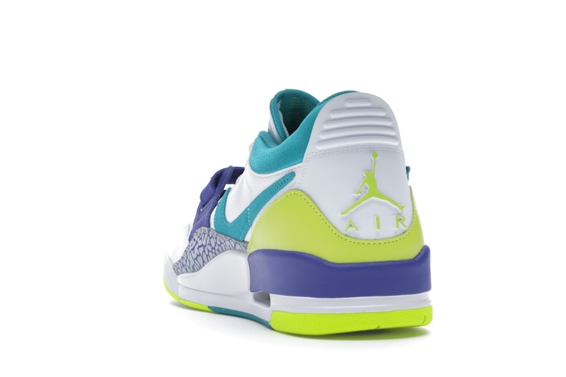 Jordan Legacy 312 Low Ultramarine Neon Yellow Aquamarine