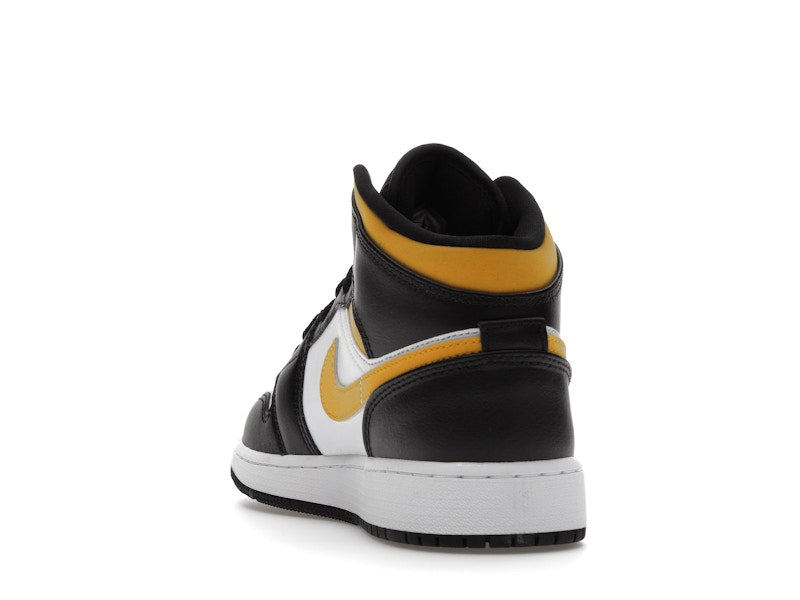 Jordan 1 Mid White Pollen Black (GS)