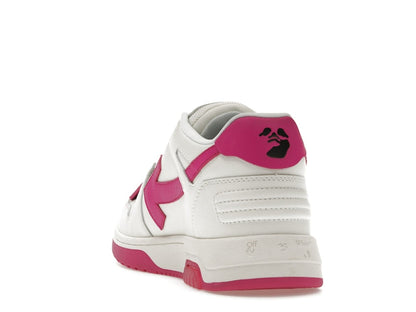 OFF-WHITE Out Of Office Calf Leather White Fuchsia (Women's)