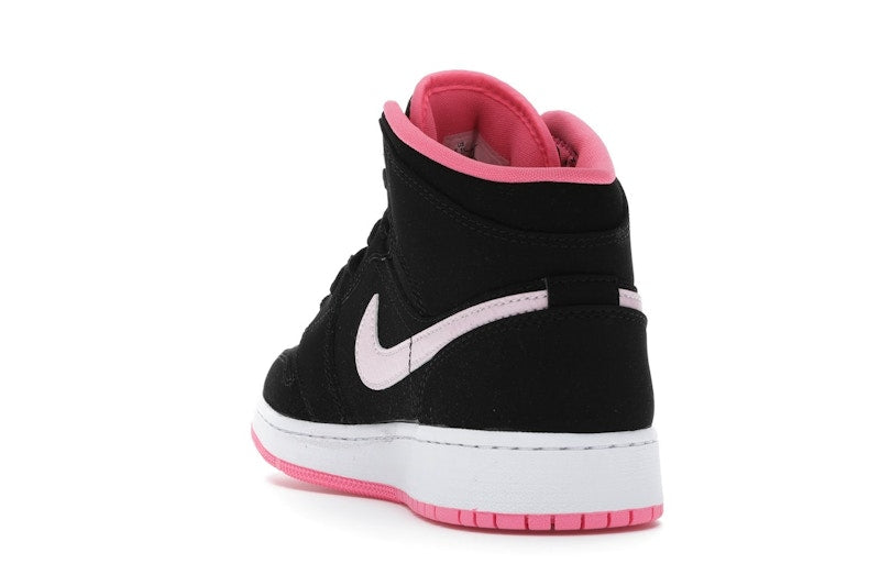 Jordan 1 Mid Black Digital Pink (GS)