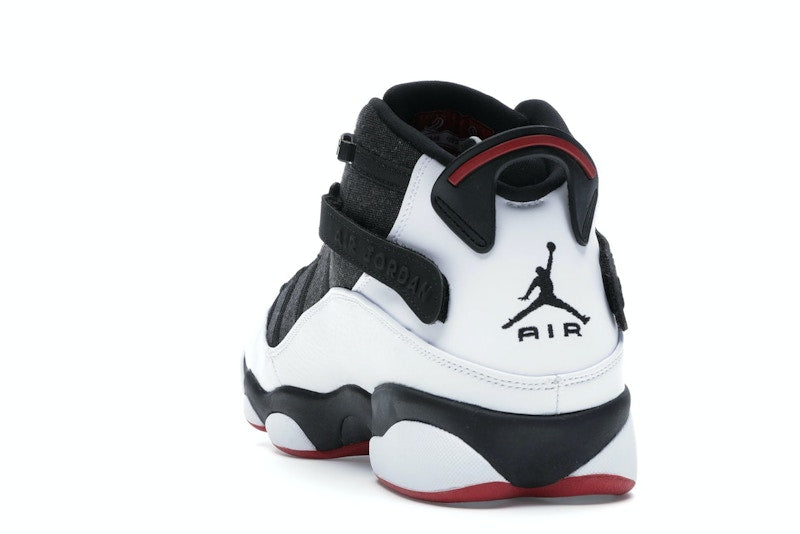 Jordan 6 Rings Black White Gym Red