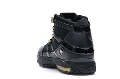 Nike LeBron Zoom 3 Black Metallic Gold