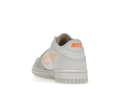 Nike Dunk Low SE 3D Swoosh Pure Platinum Total Orange (GS)