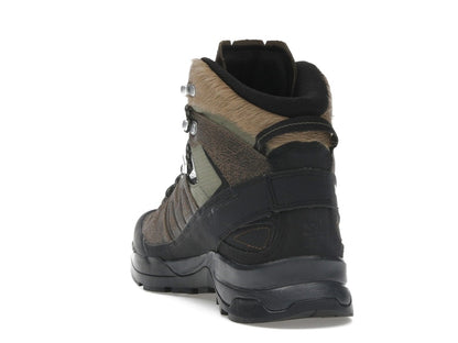 Salomon X-ALP Mid Distressed Leather GTX Dark Earth Black