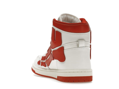 AMIRI Skel Panelled High Top White Red