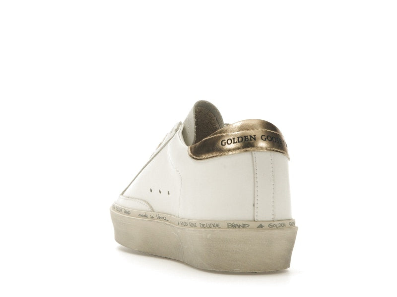 Golden Goose Hi Star White Glitter Gold (Women's)