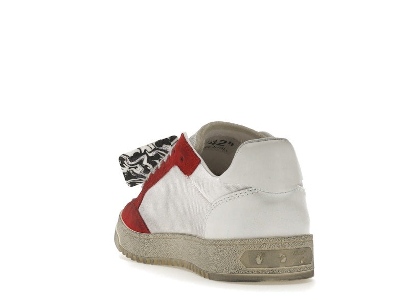 OFF-WHITE Vulcanized 5.0 Low Top White Red