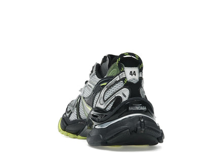 Balenciaga Runner 2.0 Worn-Out Silver Neon Yellow