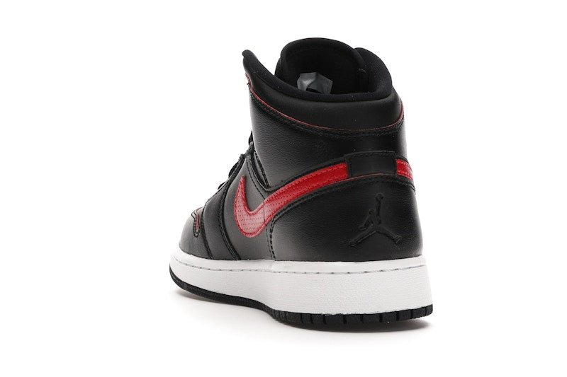 Jordan 1 Retro Mid Black Gym Red (GS)