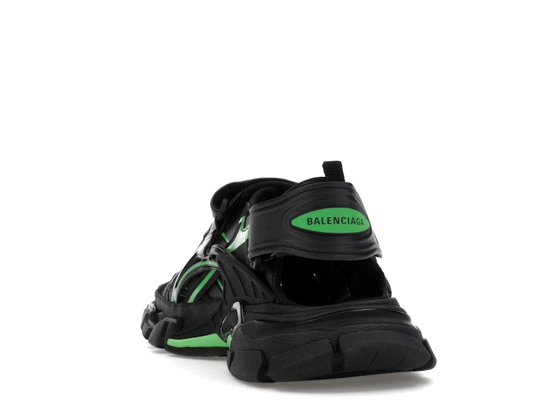 Balenciaga Track Sandal Black/Fluo Green