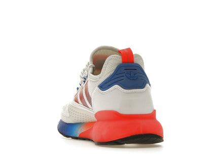 adidas ZX 2K Boost White Solar Red Blue