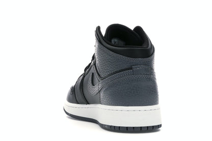 Jordan 1 Mid Black Dark Grey (GS)