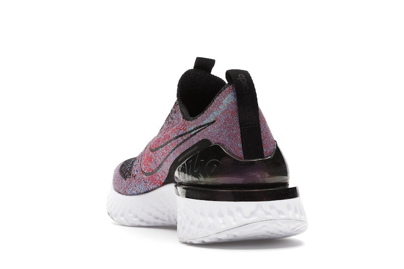 Nike Epic React Moc Flyknit Black University Red Hyper Jade