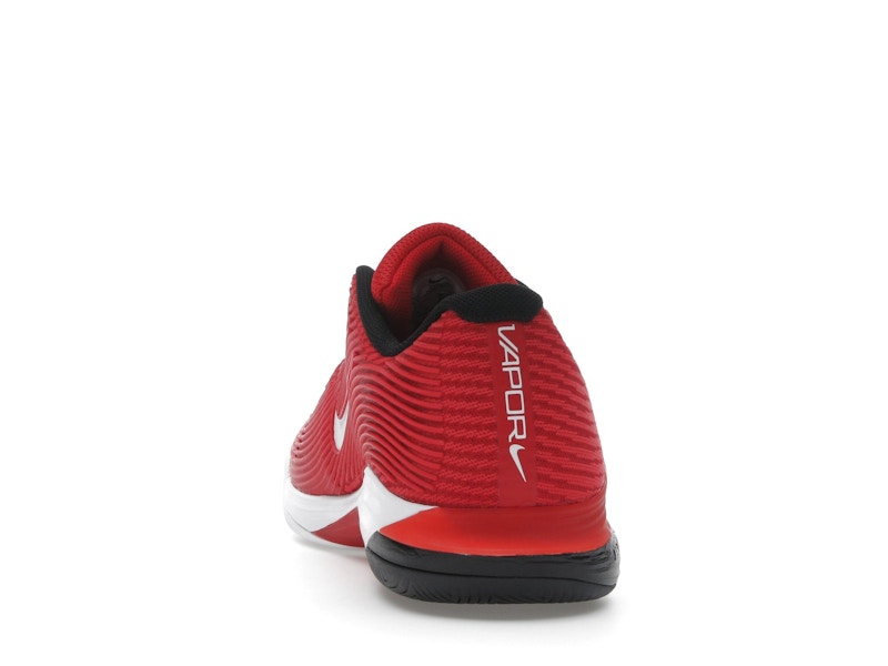 Nike Court Air Zoom Vapor 12 HC University Red Black Gym Red White