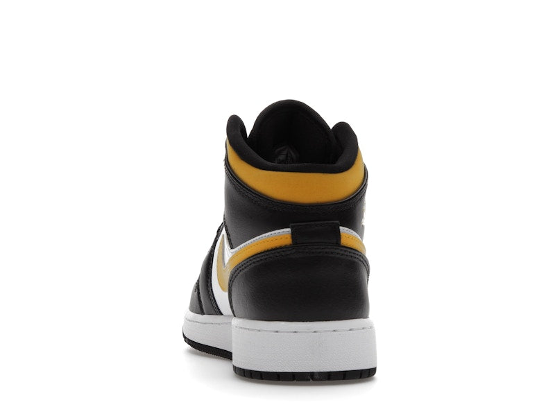 Jordan 1 Mid White Pollen Black (GS)