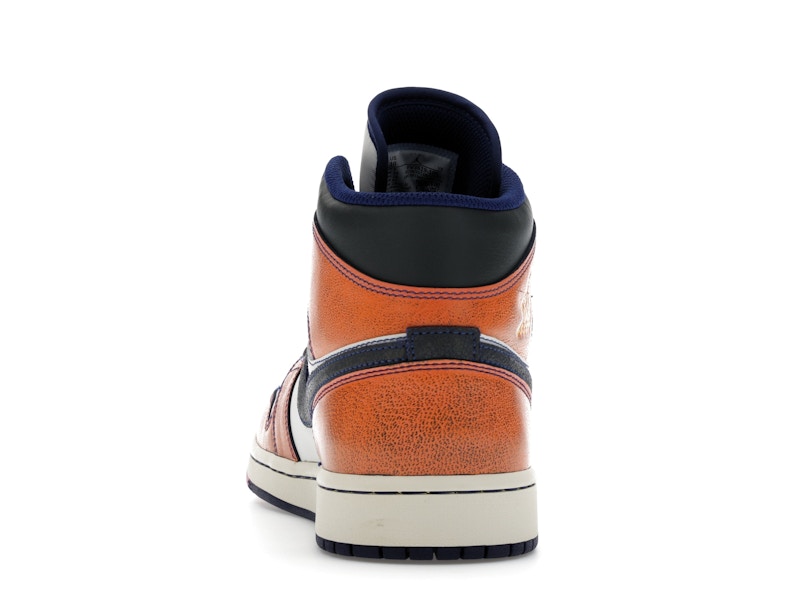 Jordan 1 Mid SE Summit White Crimson Bliss Deep Royal Blue Iron Grey