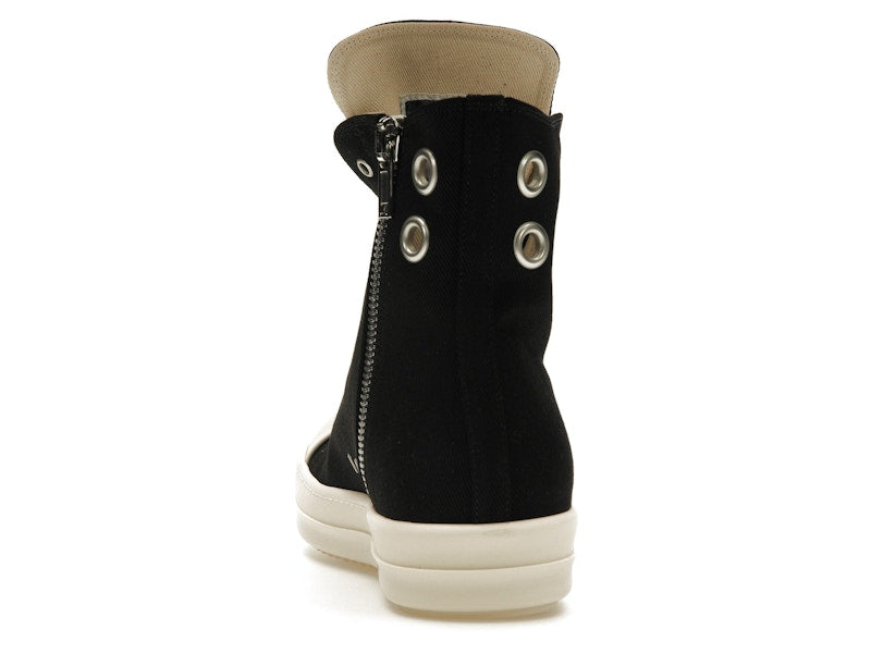 Rick Owens DRKSHDW High Top Black Milk