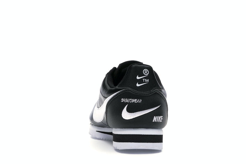 Nike Classic Cortez Mini Swoosh Black White