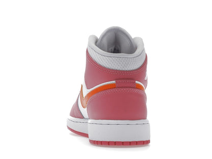 Jordan 1 Mid Pinksicle Safety Orange (GS)