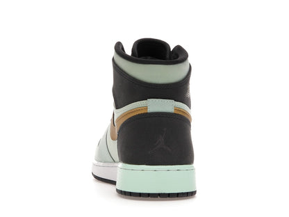 Jordan 1 Retro High Mint Foam Anthracite Metallic Gold (GS)
