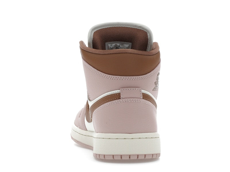 Jordan 1 Mid Pink Oxford Brown (Women's)