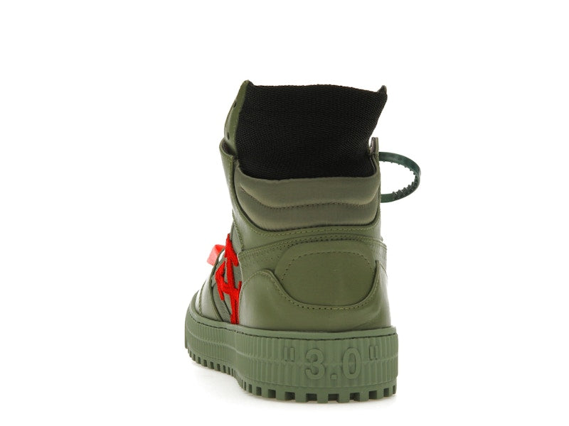 OFF-WHITE Off Court 3.0 Military Green Fuschia