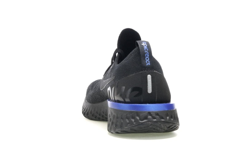 Nike Epic React Flyknit Black Racer Blue (Women's)