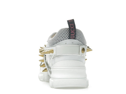Gucci Flashtrek Chunky Leather Sneakers White Gold (Women's)