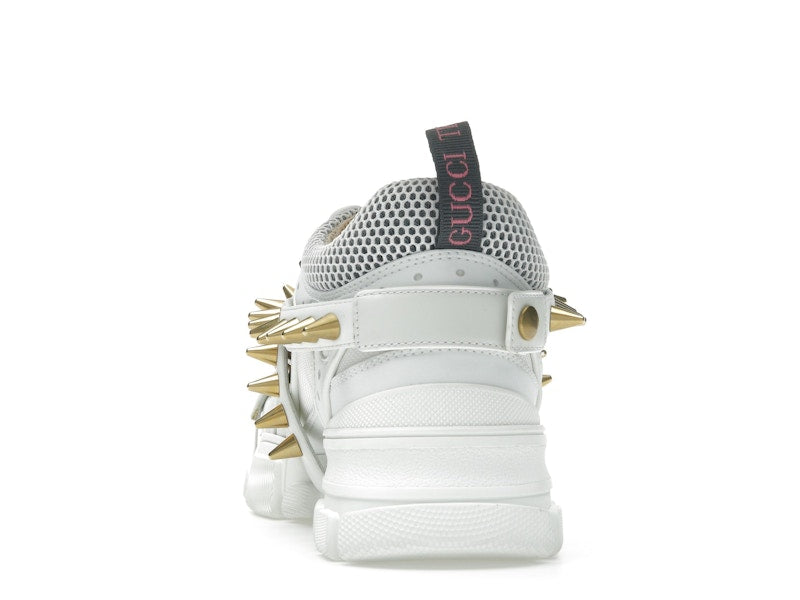 Gucci Flashtrek Chunky Leather Sneakers White Gold (Women's)