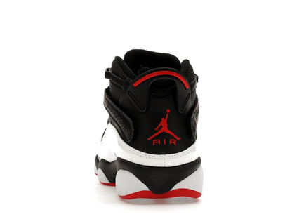 Jordan 6 Rings Black White Varsity Red