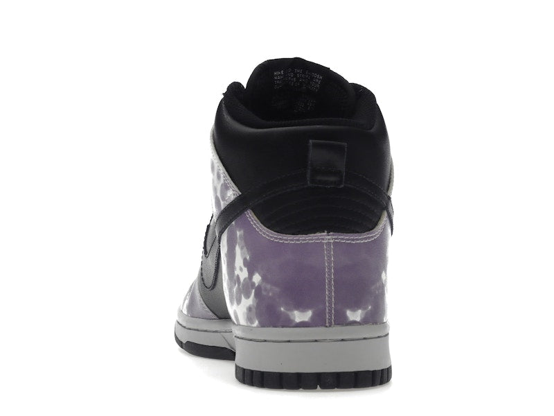 Nike Dunk High Splatter Black White Purple (Women's)