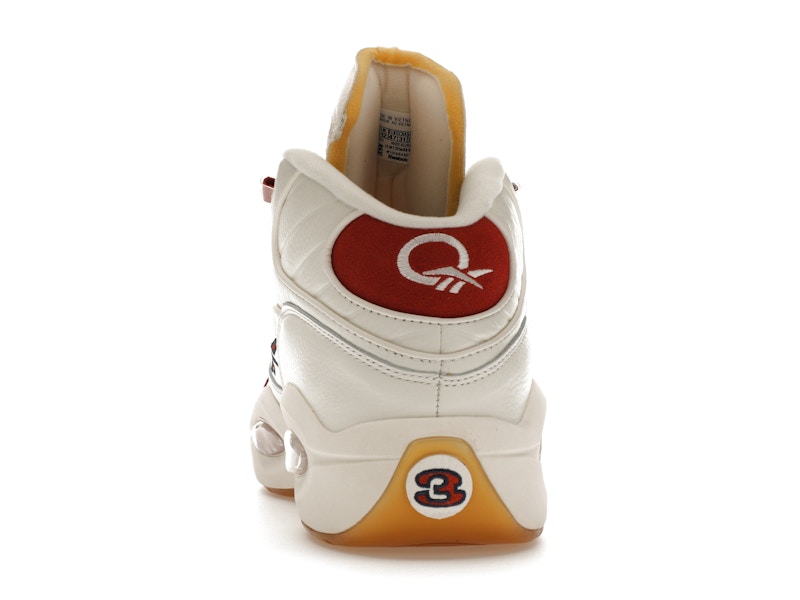 Reebok Question Mid Vintage Red Toe