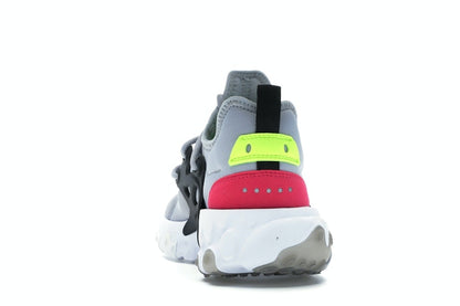 Nike React Presto Wolf Grey Black Rush Pink Volt (GS)