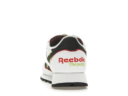 Reebok Classic Leather The Pump White Acid Yellow