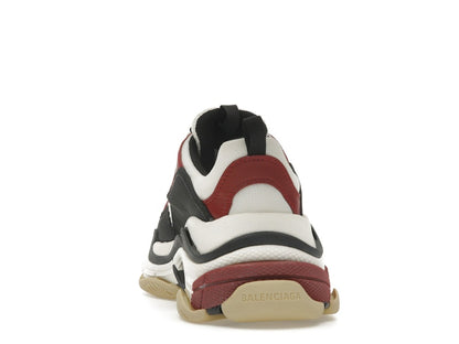 Balenciaga Triple S White Black Crimson