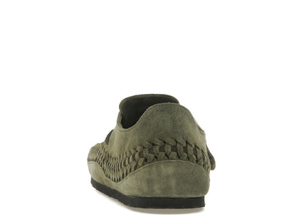 Birkenstock London Braided Shearling Kith Olive Night
