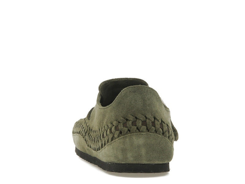 Birkenstock London Braided Shearling Kith Olive Night