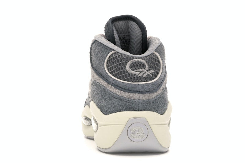Reebok Question Mid Grey Suede