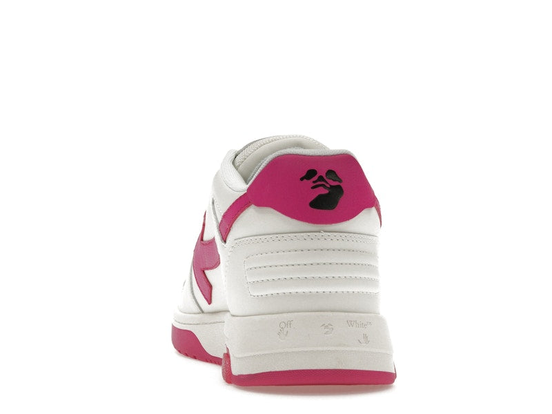 OFF-WHITE Out Of Office Calf Leather White Fuchsia (Women's)