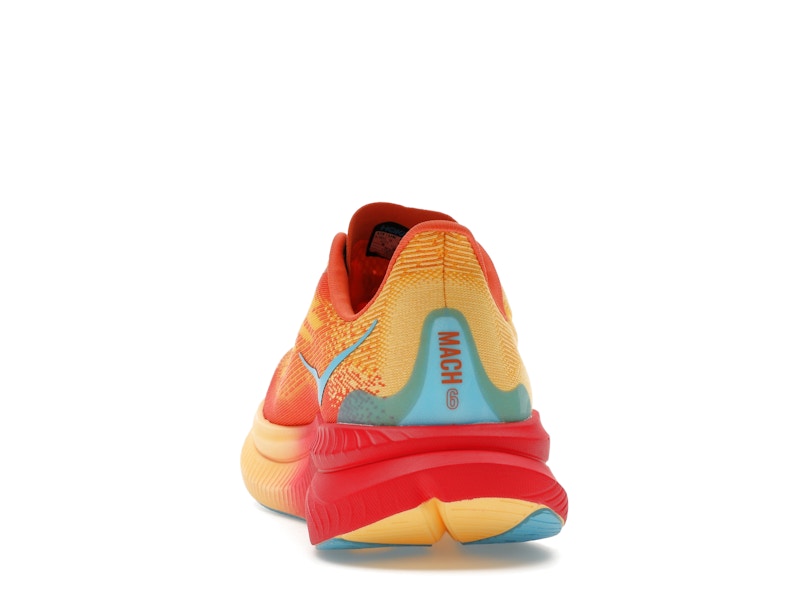 Hoka One One Mach 6 Poppy Squash