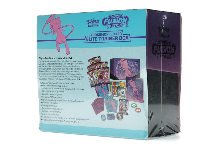 Pokémon TCG Sword & Shield Fusion Strike Pokémon Center Elite Trainer Box