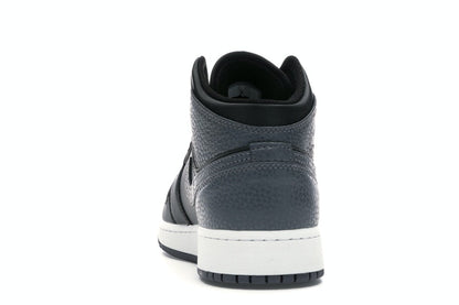 Jordan 1 Mid Black Dark Grey (GS)