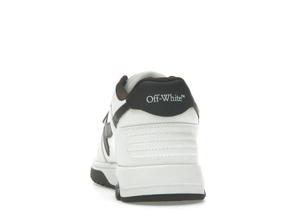 OFF-WHITE Out Of Office OOO Low Tops White Brown