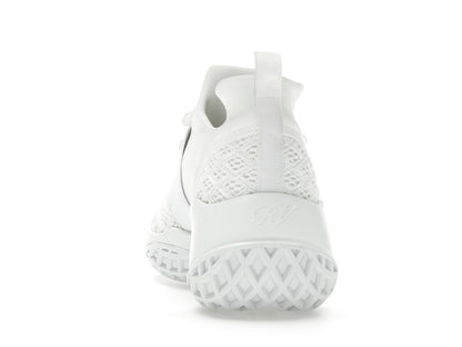 Roger Vivier Viv' Run Fabric White Crystal Buckle (Women's)